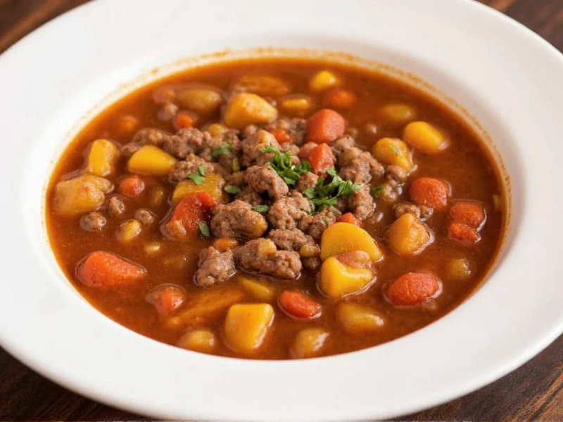 Perfect Crockpot Hamburger Soup Recipe in 6 Simple Steps