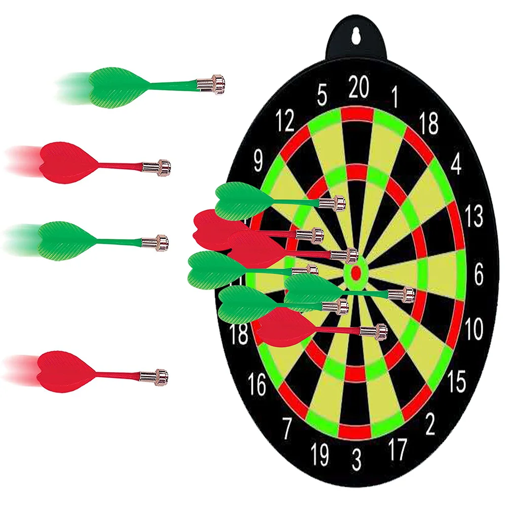 

New Trends  Magnetic Dartboard with 6 Darts Professional Dartboard Magnetic Dartboards for Adult Kid As Christmas Gifts, Black,blue ,yellow ,red etc.