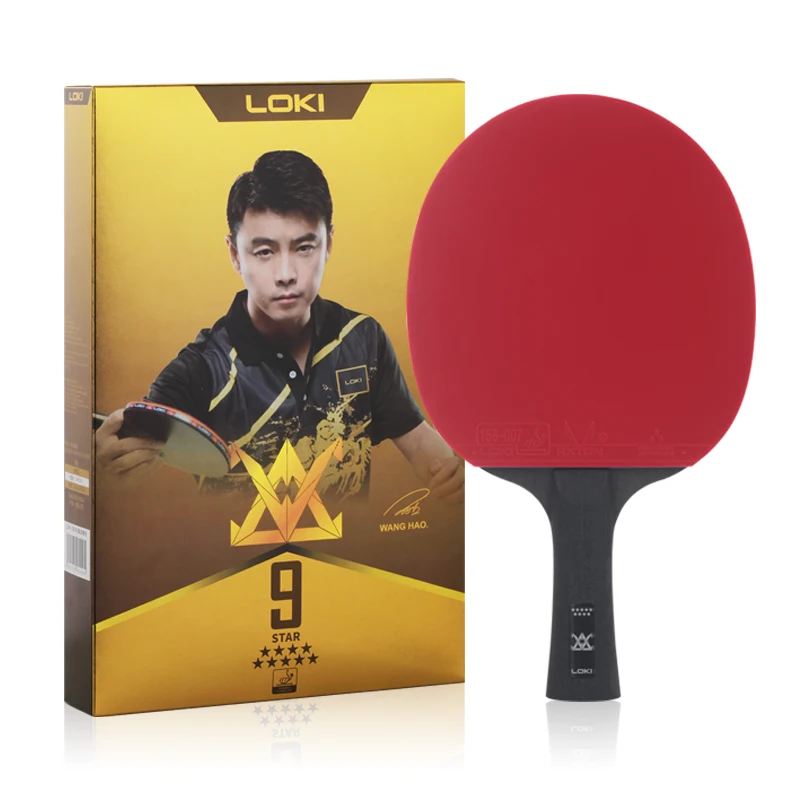 

LOKI Wholesale good price E series 9 star professional table tennis racket table tennis bat table tennis paddle