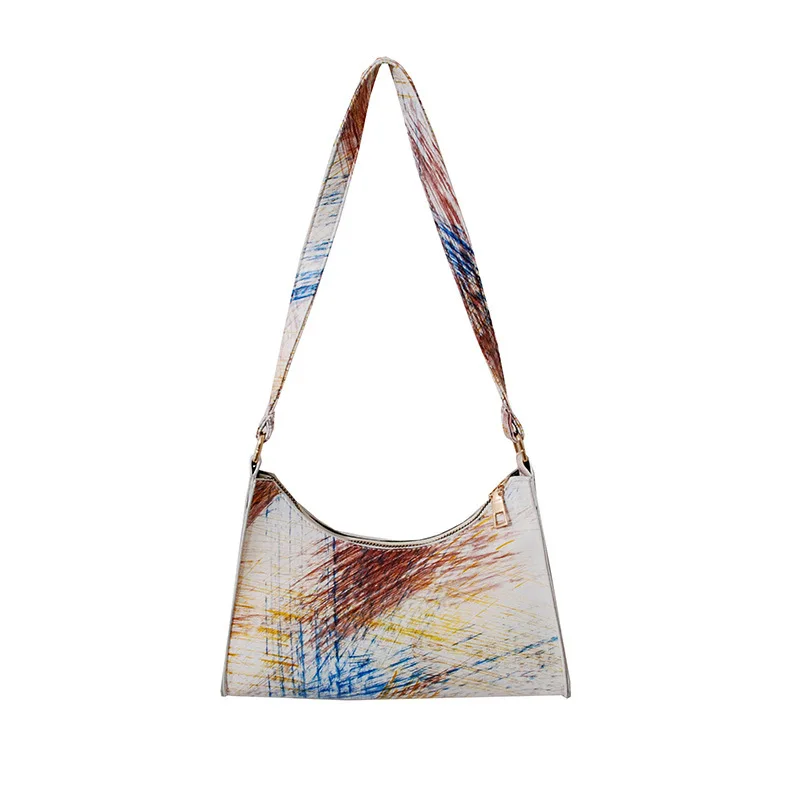 

Women hand bag graffiti bags lady on sale designer handbags 2022 China factory wholesale purse and handbags, Beige, black, custom