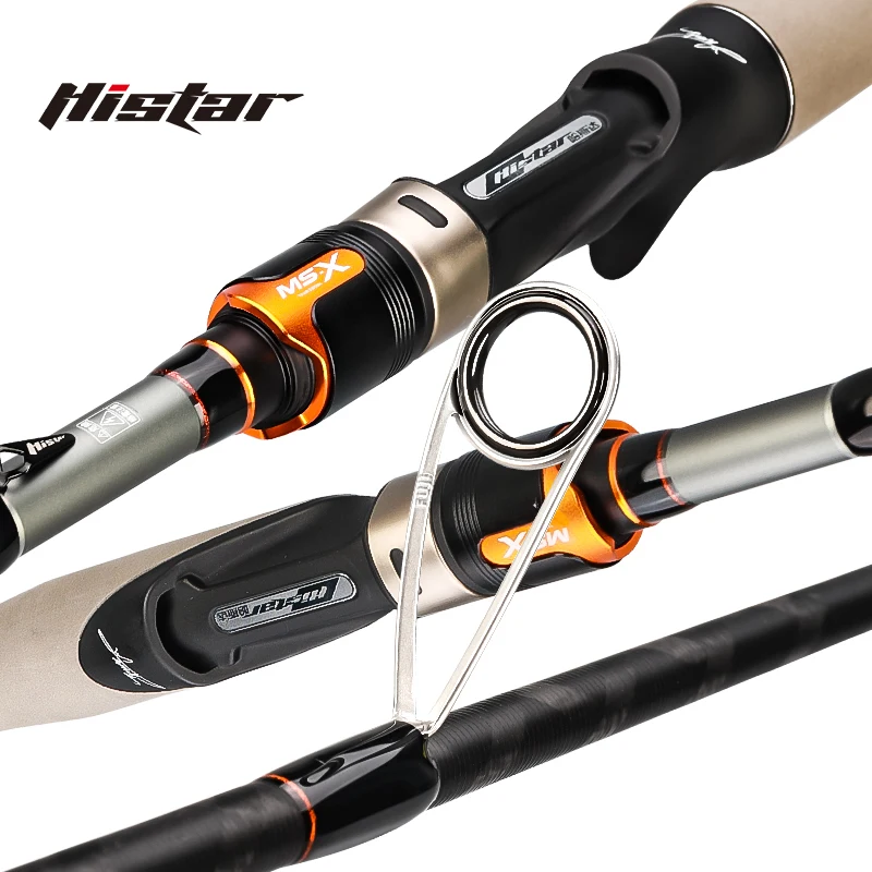 

Histar MS X FUJI 1.6 to 2.4m Long Casting O Ring Crossline Carbon Tape Fast Action Hardness High Strength Fishing Rod