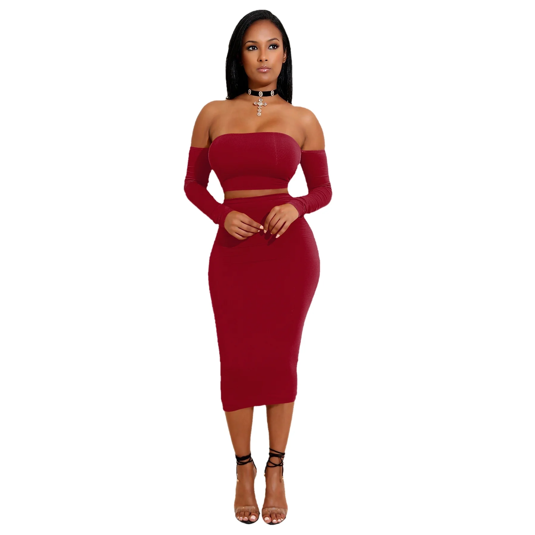 

2225 best selling western pencil dress for female bandage dresses women