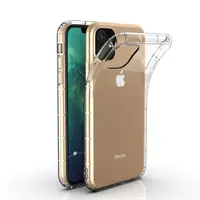 

360 Protective Cell Phone Cover For iPhone 11 New Clear TPU Phone Case Shockproof Soft Transparent XI Cover 2019