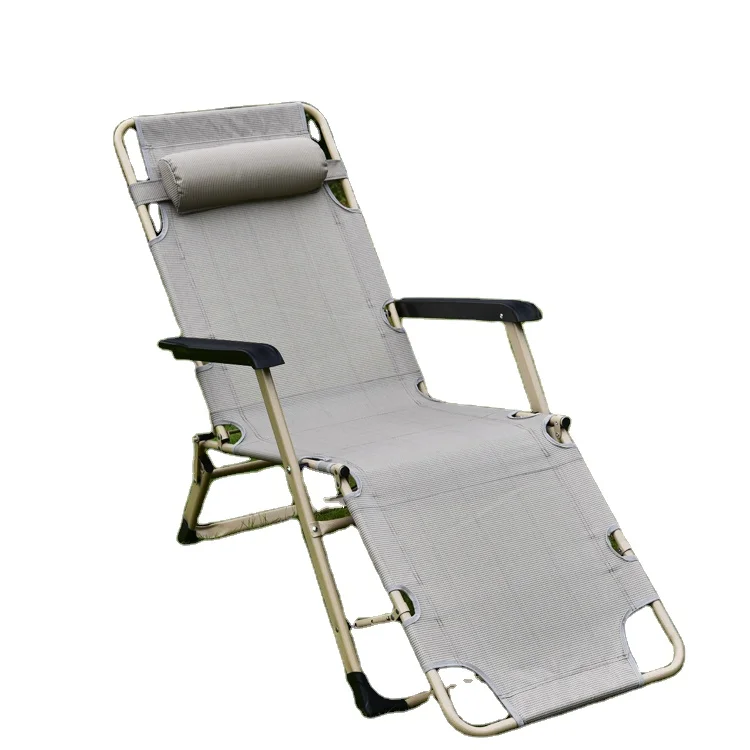 
2021 new arrival wholesale outdoor Folding sun lounger beach poolside zero gravity chair rocking zero gravity lounge 