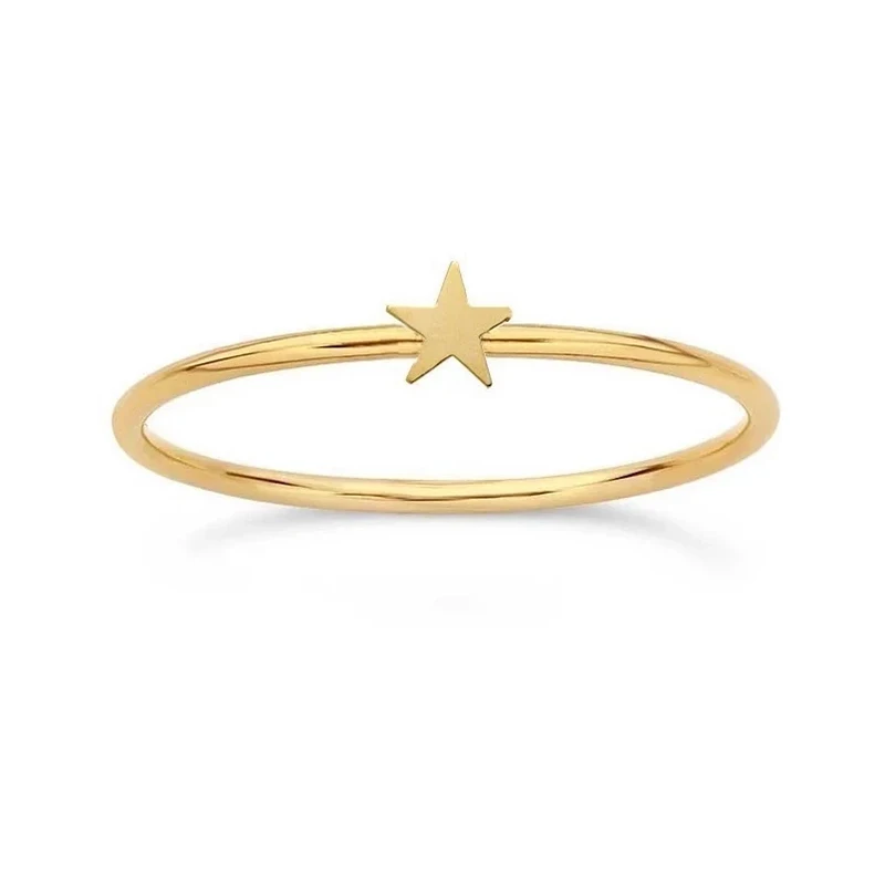 

European and American Trend S925 Sterling Silver Star Unisex Ring