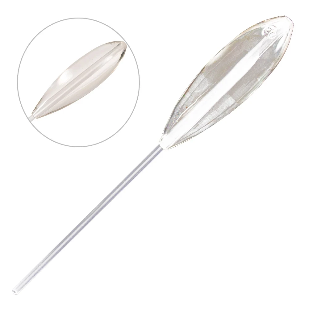 

Acrylic Fishing Float Transparent Sinkend Type Casting Bobbers Clear Bombarda Sinking Fly Fishing Spinning Floats