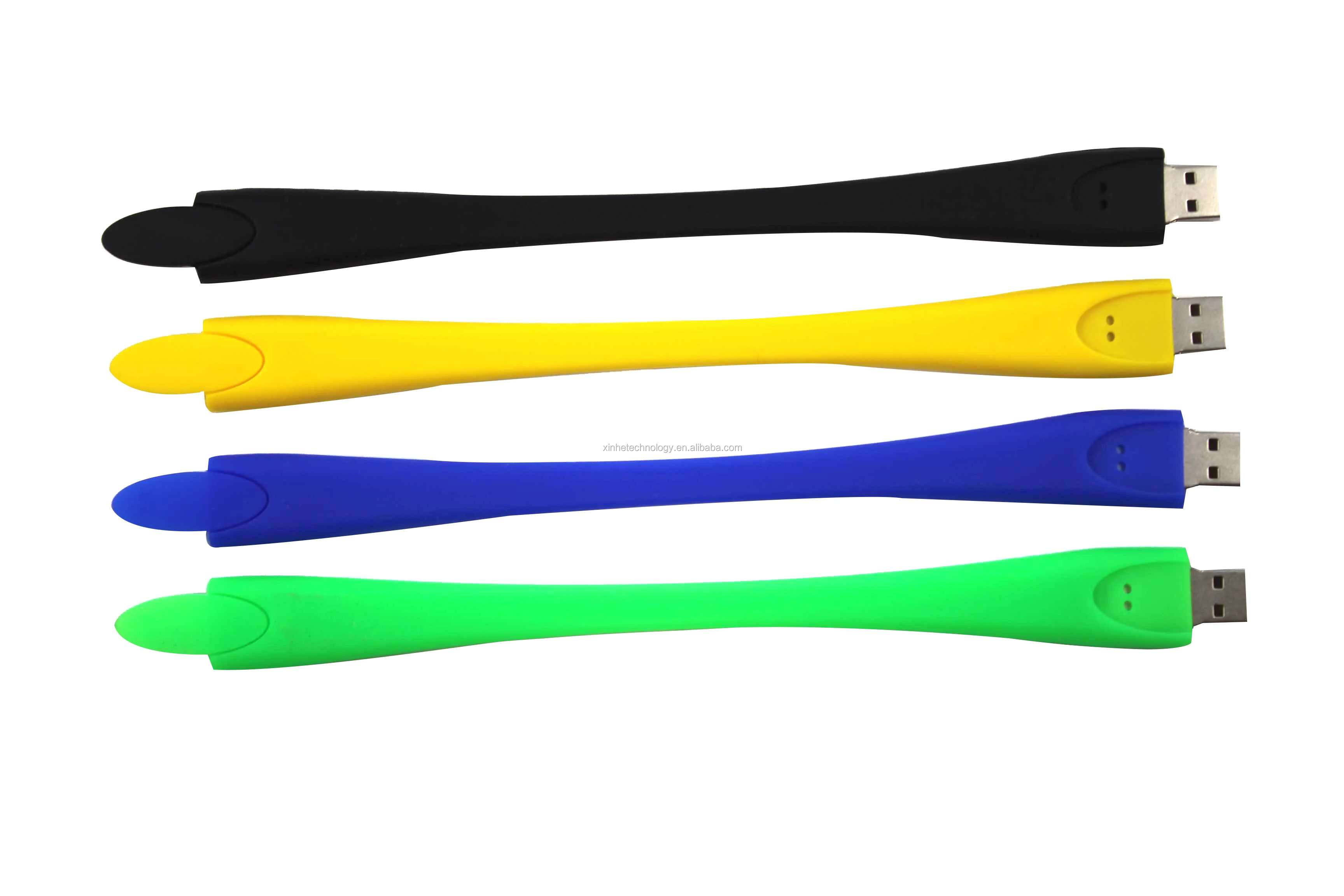 Silica Wristband custom logo printing usb flash drive 2.0/3.0 1GB 2GB 4GB 8GB 16GB 32GB 64GB 12G8B 256GB for business promotion - ANKUX.COM