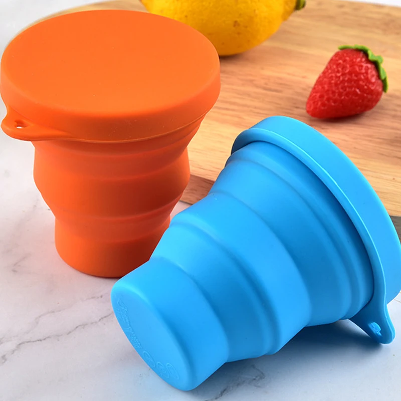 

Silicone Water Cup Portable Kitchen Coffee Environmental Water Cup, As same as picture