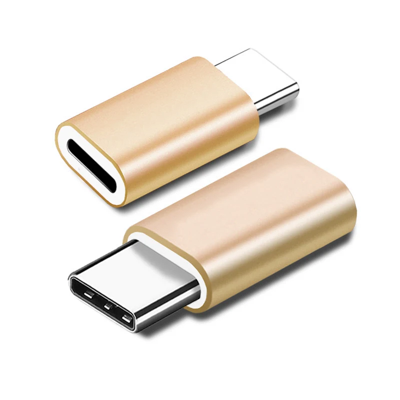 

Hot selling 8Pin to USB C Type-C Charger Cable Adapter Charging Connector, Black.silver