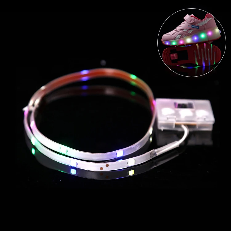 

led light for shoe sole flashing led lights decoration 7/9/12/17/20 led shoe and clothing accessories, Different colors