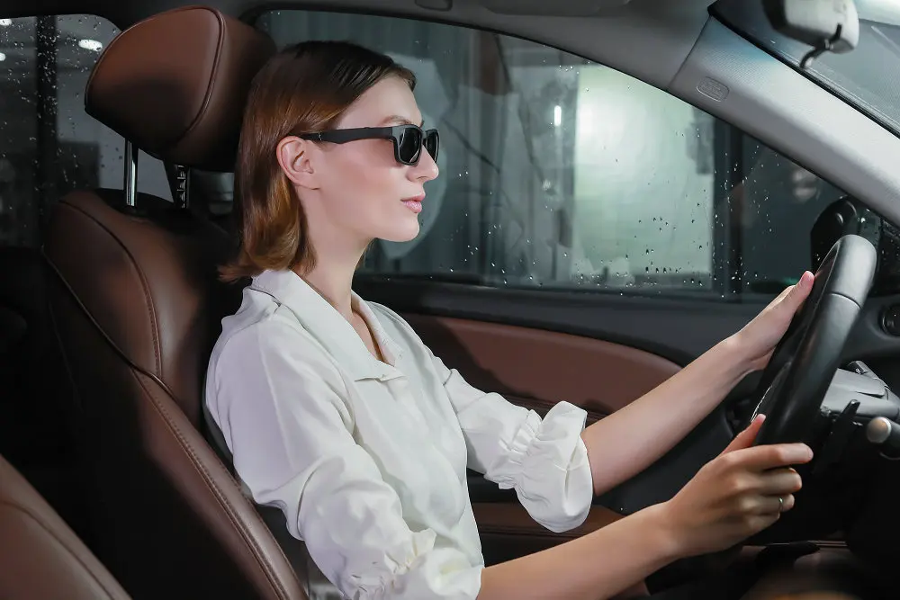 
Glasses Smart Sports Anti-Blu-ray Earphones Built-in Speaker K1 Smart Bluetooth Glasses Sunglasses Android 