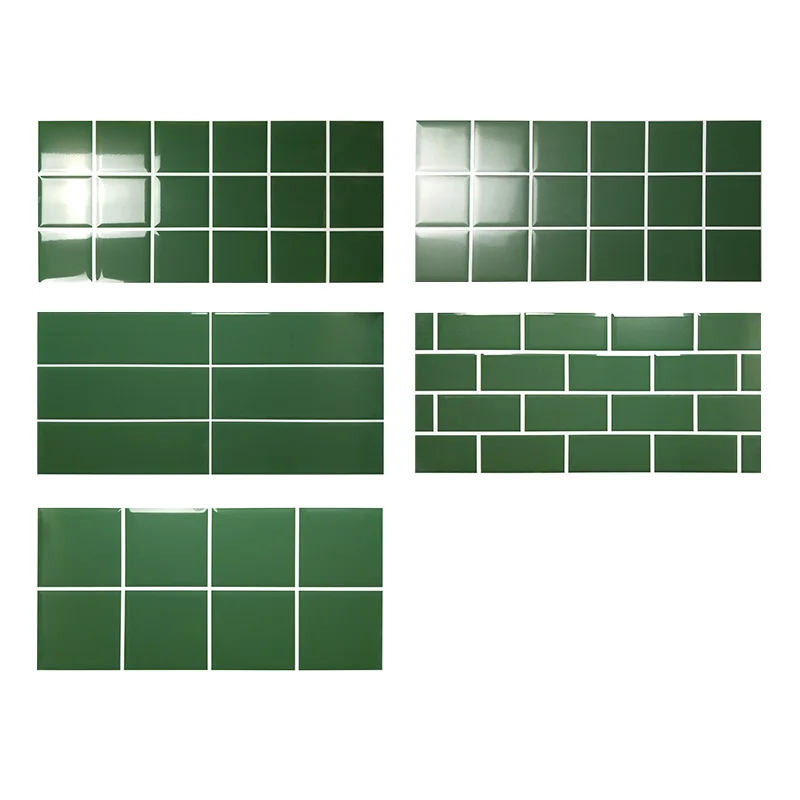Venta al por mayor azulejos para baño color verde-Compre online los