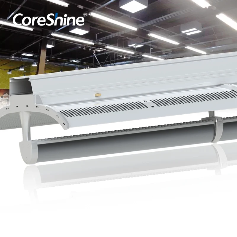 CORESHINE Steel casing LED cable trunking system with blank cover low UGR indirect light for warehouse