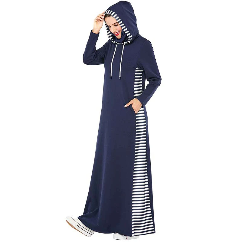 

Fashion Sweatshirt Hooded Pocket islamic clothing turkey evening dresses Islamic clothing Arab Dress Muslim Dress