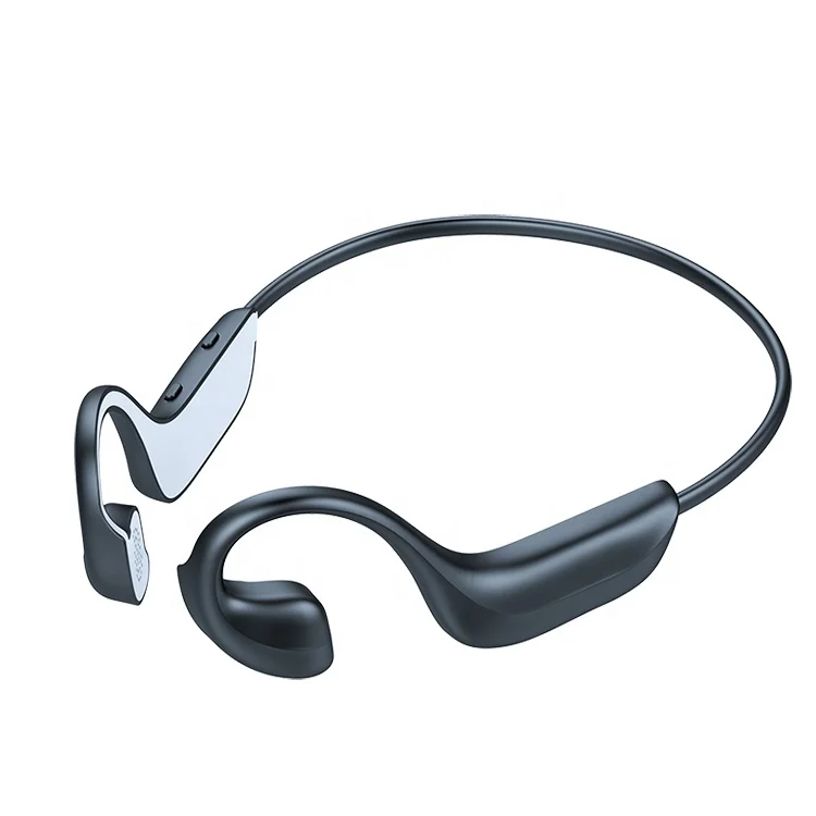 

New design Bone conduction ear buds earphone G100 earphone wireless headphone waterproof, Black