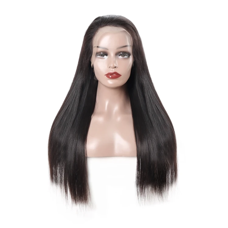 

130% 150% 180% density 13*4 lace frontal wigs raw Indian hair vendors with wholesale price 100% human hair