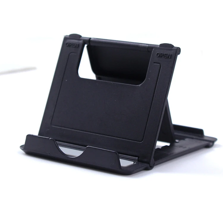 

2021 universal Adjustable lazy phone stands Plastic Folding bracket for Tablet PC waterproof mobile phone holder, Black,white,blue,green,yellow,pink