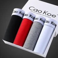 

2020 new design low prices low MOQ custom 95% pure cotton and 5% Spandex European Underwear Men