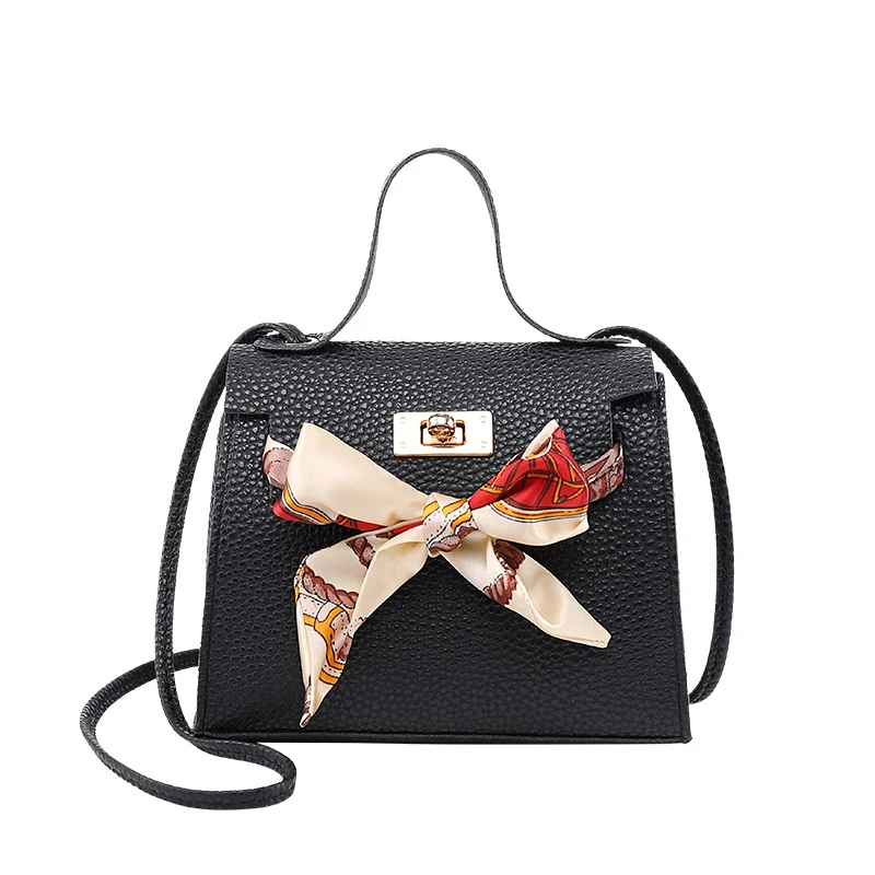 

Fashion Single Shoulder Female Bag Messenger Bags Crossbody Shoulder With Silk Scarf, 5 color