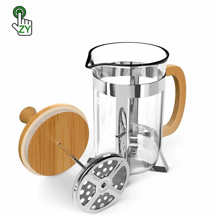 

Amazon Hot Selling New PP&High Borosilicate Glass Travel French Press Coffee Maker presser coffee press