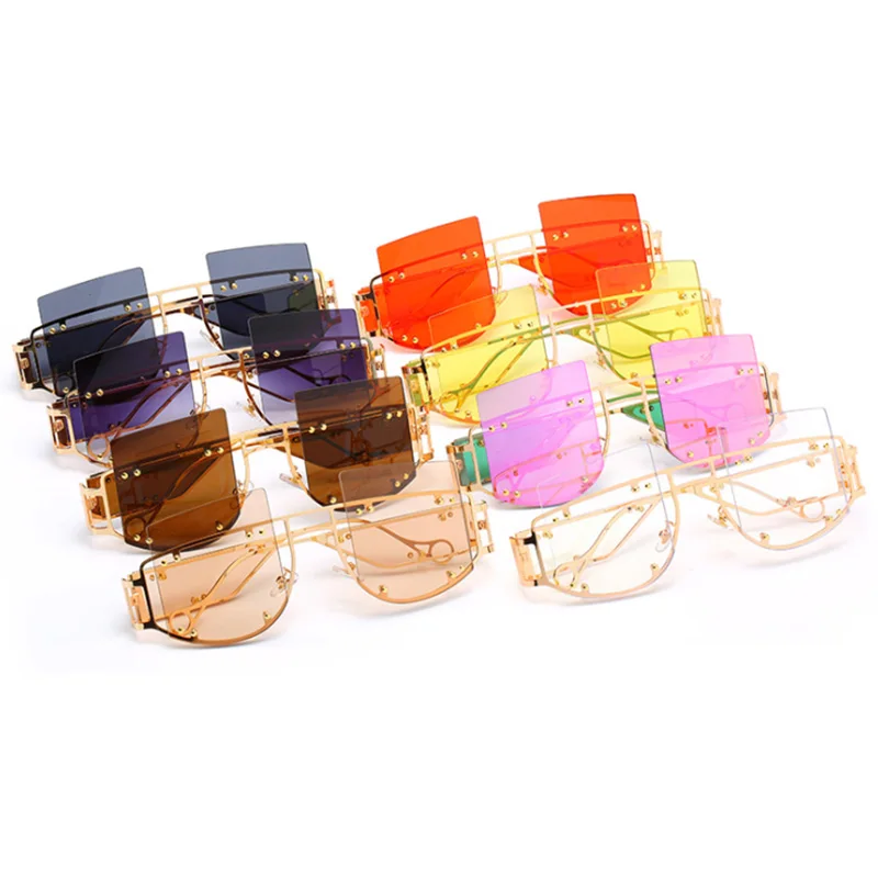 

2020 New Arrivals Popular Fashion Frameless Luxury Sunglasses Women