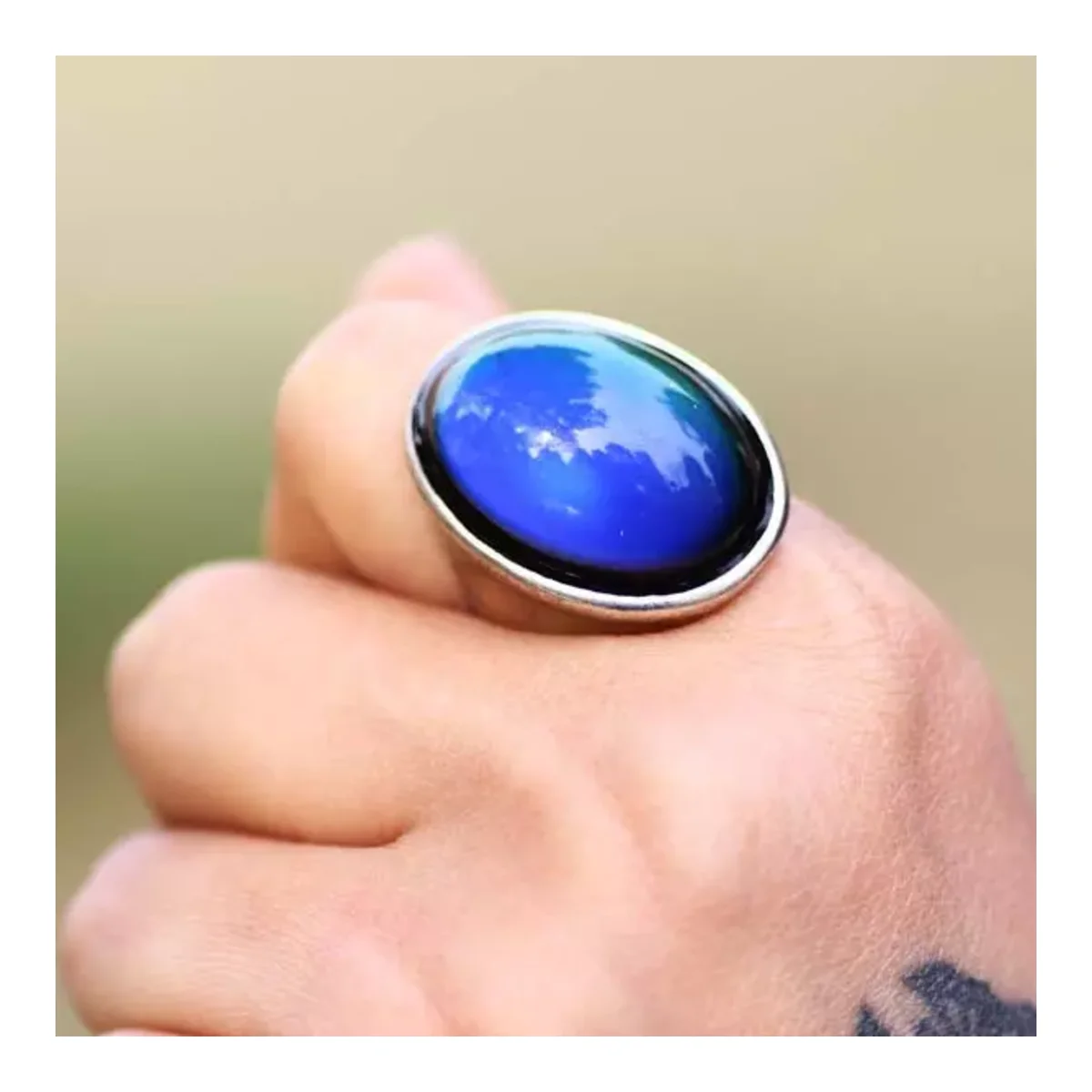 Fashion Jewelry Wholesale Lots letter 100pcs Mood Rings Change Color EH115 