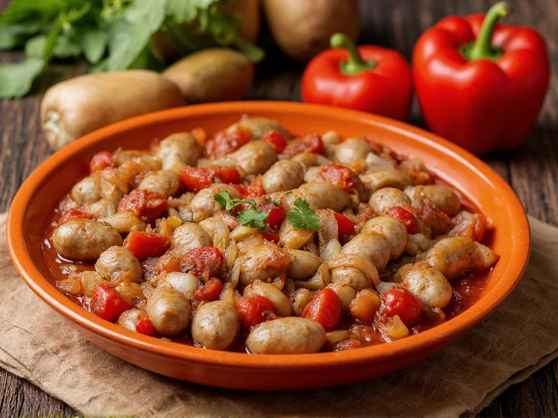 sausage onions peppers