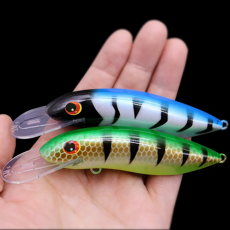 

Fishing Lure Tackle Bait Gear UV Hard Plastic  Rock River Oecan Minnow Bait, 10 colors