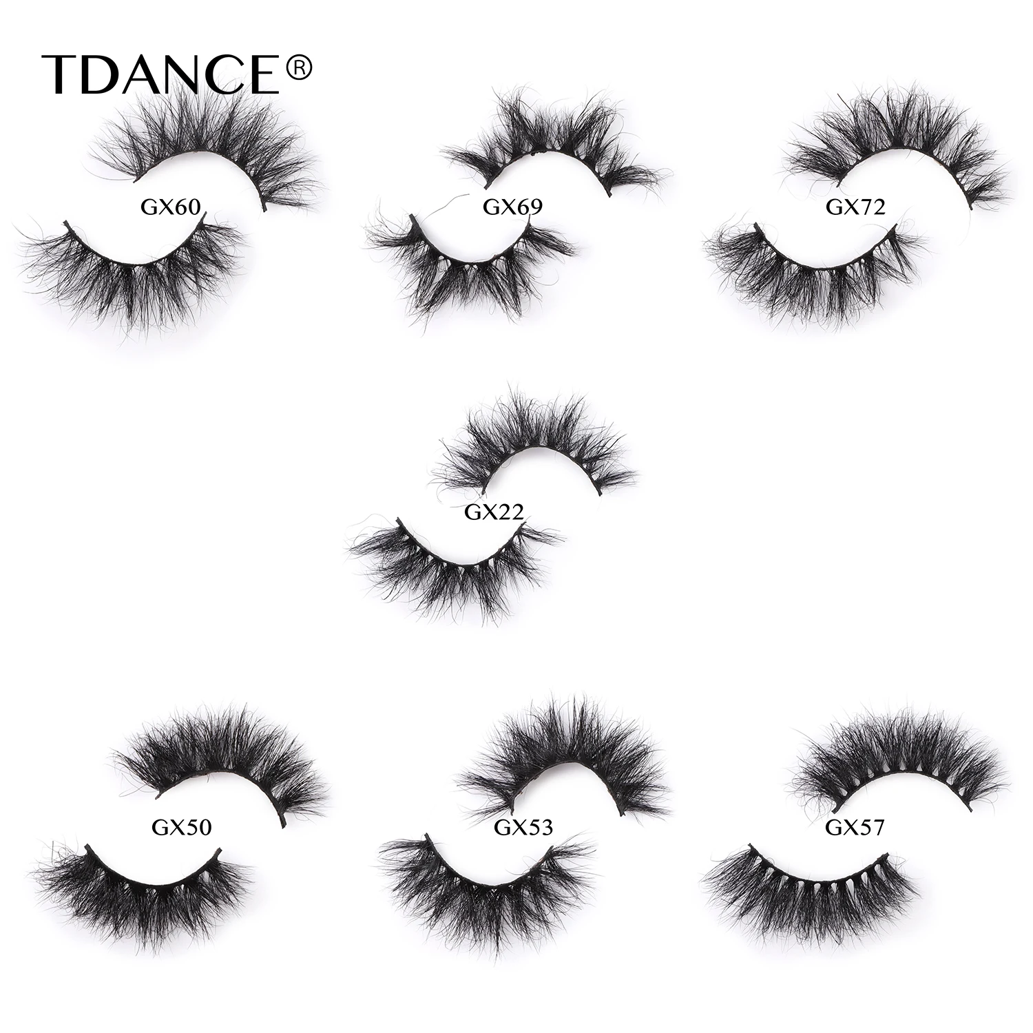 

Charming Individual Best Sellers 3d Mink Mink Fur Strip False Eyelashes Private Label