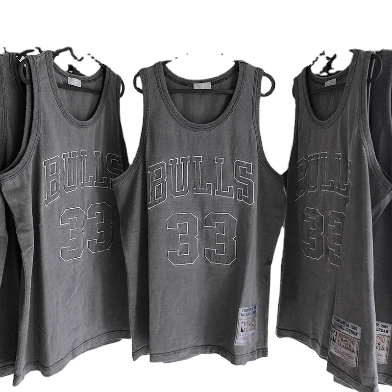 

Wash cotton make old vintage sleeveless vest boy's tank top men