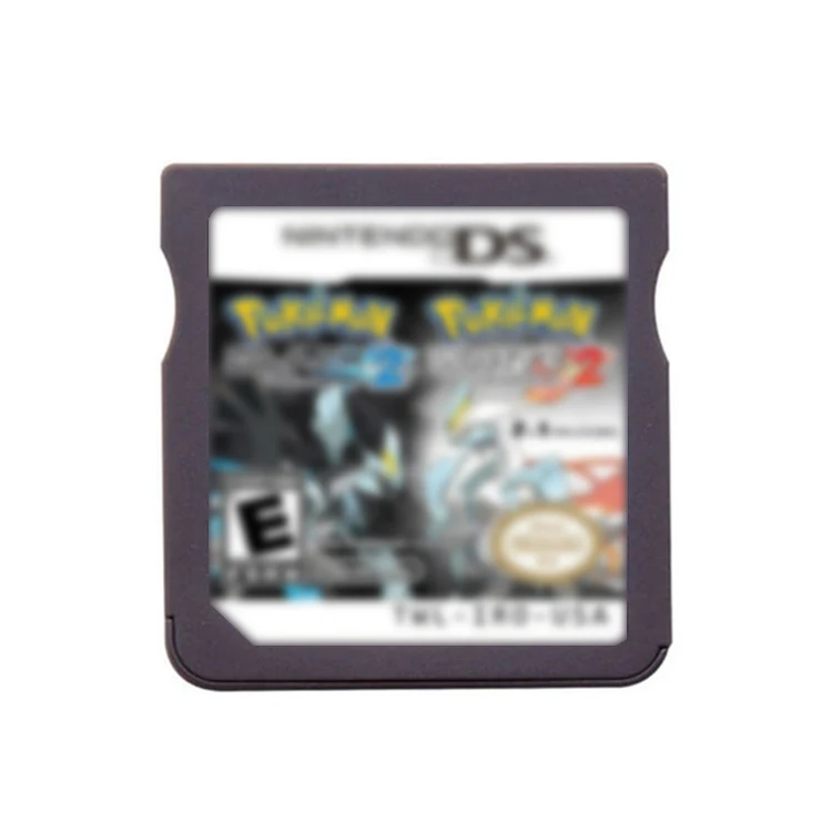 

Hot Retro 16 bit game cartridge 2 In 1 Pokemoned black and White Game Card for Nintendo 3DS NDSI NDSL NDS Lite