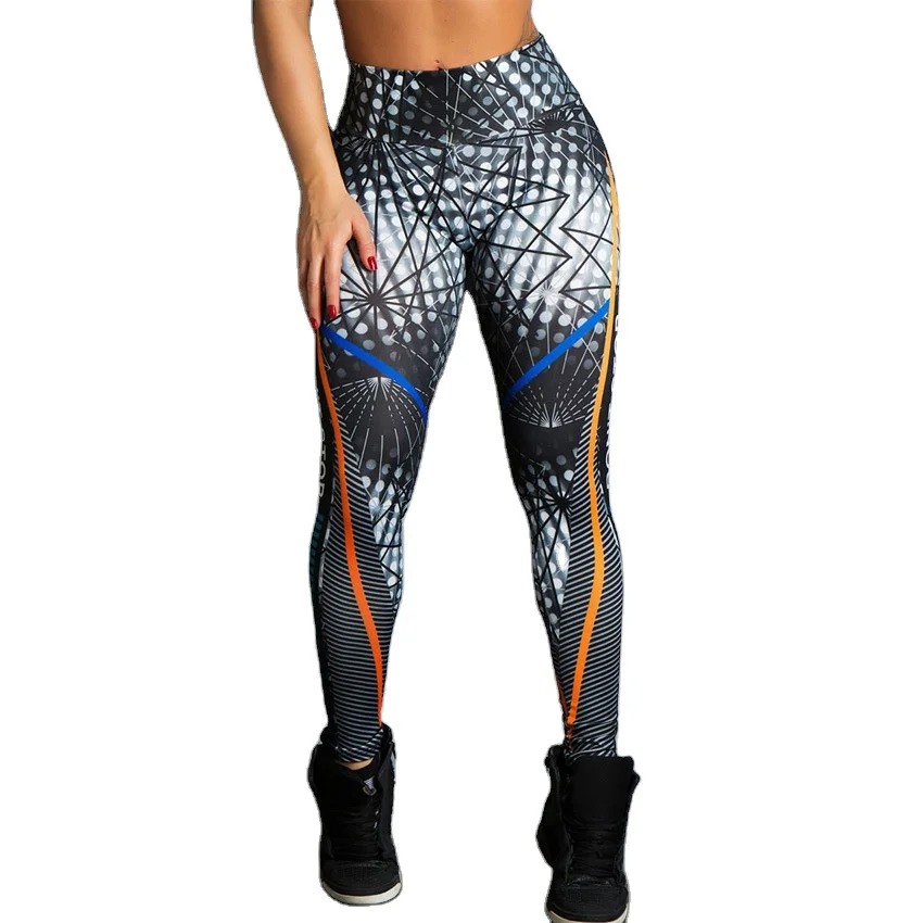 

Printed Fitness Yoga Pants Active Sport Leggings For Women, Customized colors