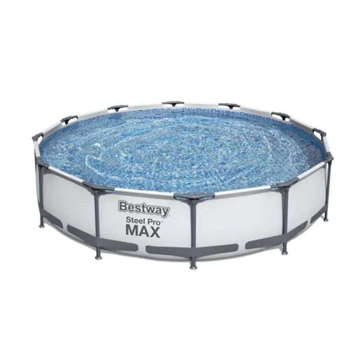 

Bestway 56416 wholesale adult steel pro frame pool Folding stable water game swim pool plastic swimming pool, As picture