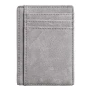 Men's and women's shielding function leather multi-color card storage bag wallet zipper pocket can be customized size and color