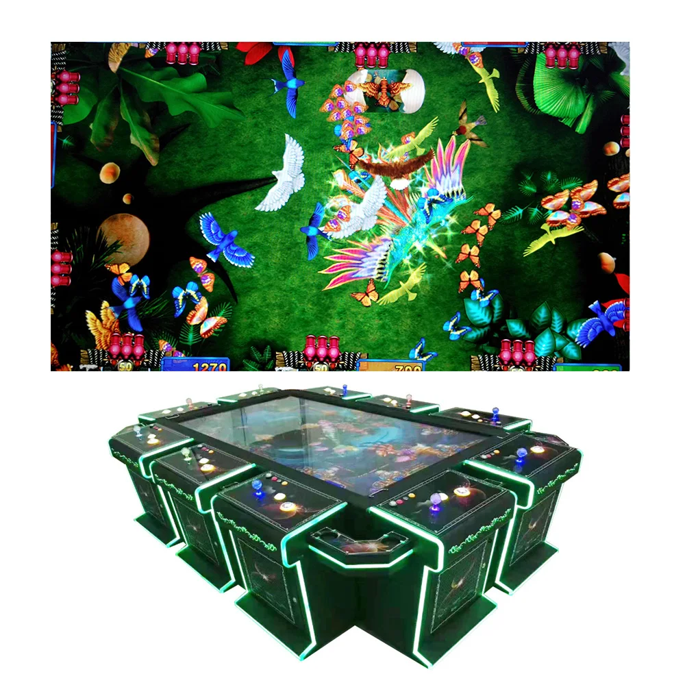 

High quality 2/4/6/8/10 fish table video arcade game casino machine kit fish hunter game gambling machine