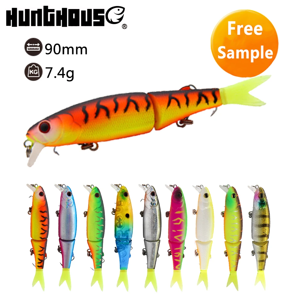 

90mm 3d trout swimming ultralight fishing minnow hard lure, Vavious colors