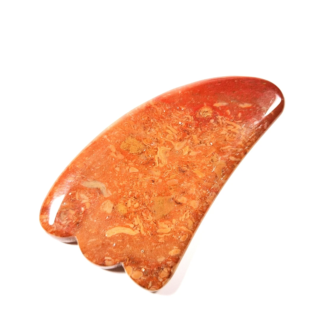 

Natural mookaite jasper other massager products Gua Sha Board claw Beauty Scrapping Plate Guasha Face Massage