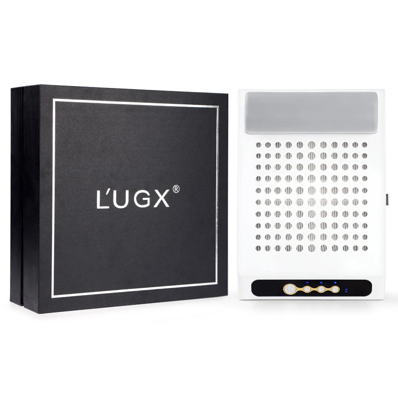 

L'UGX 70w New hot sale nail dust collector for acrylic nails, White