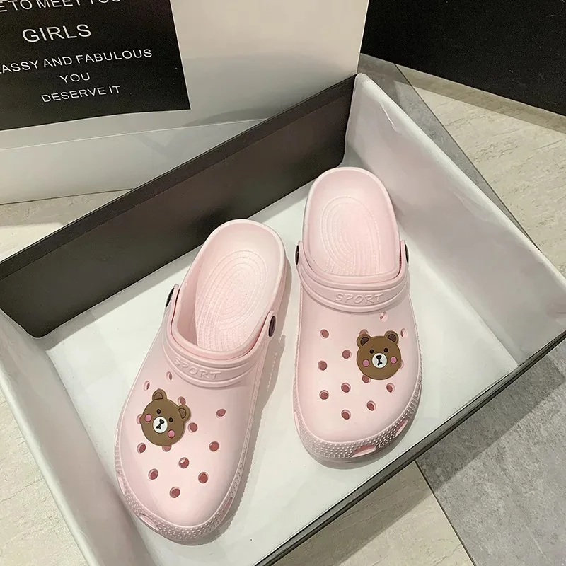 

New Summer Fashion Cute Slippers Beach Outdoor Leisure Girls Slippers Soft Bottom Comfortable women's sandals, Picture