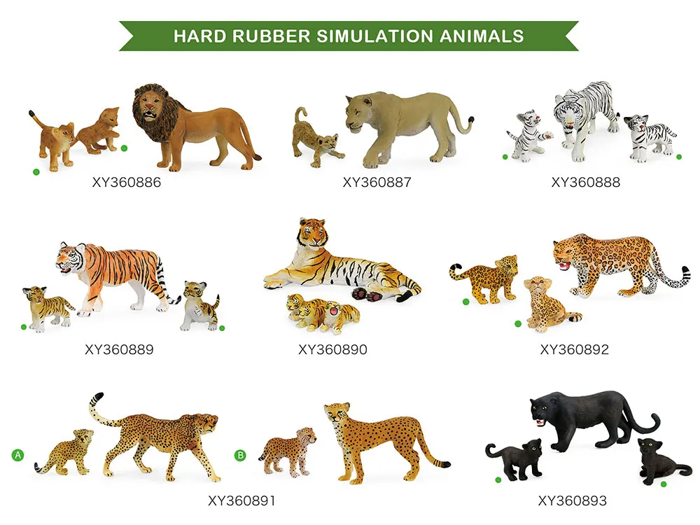 Realistic Zoo Animals Plastic Toy Lioness Model Toy Educational