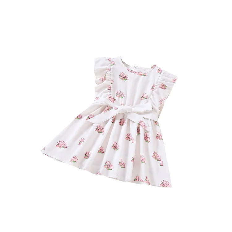 

Free shipping new arrival summer Girls' Printed Dress kids clothes for wholesale