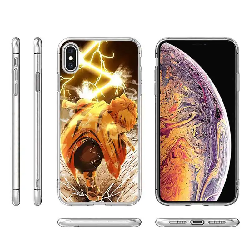 

phone case shock proof demon slayer: kimetsu no yaiba for iphone 6,6s,7,7 plus,8 ,8 plus,x,xr,xs,xs max,11 pro,11 pro max