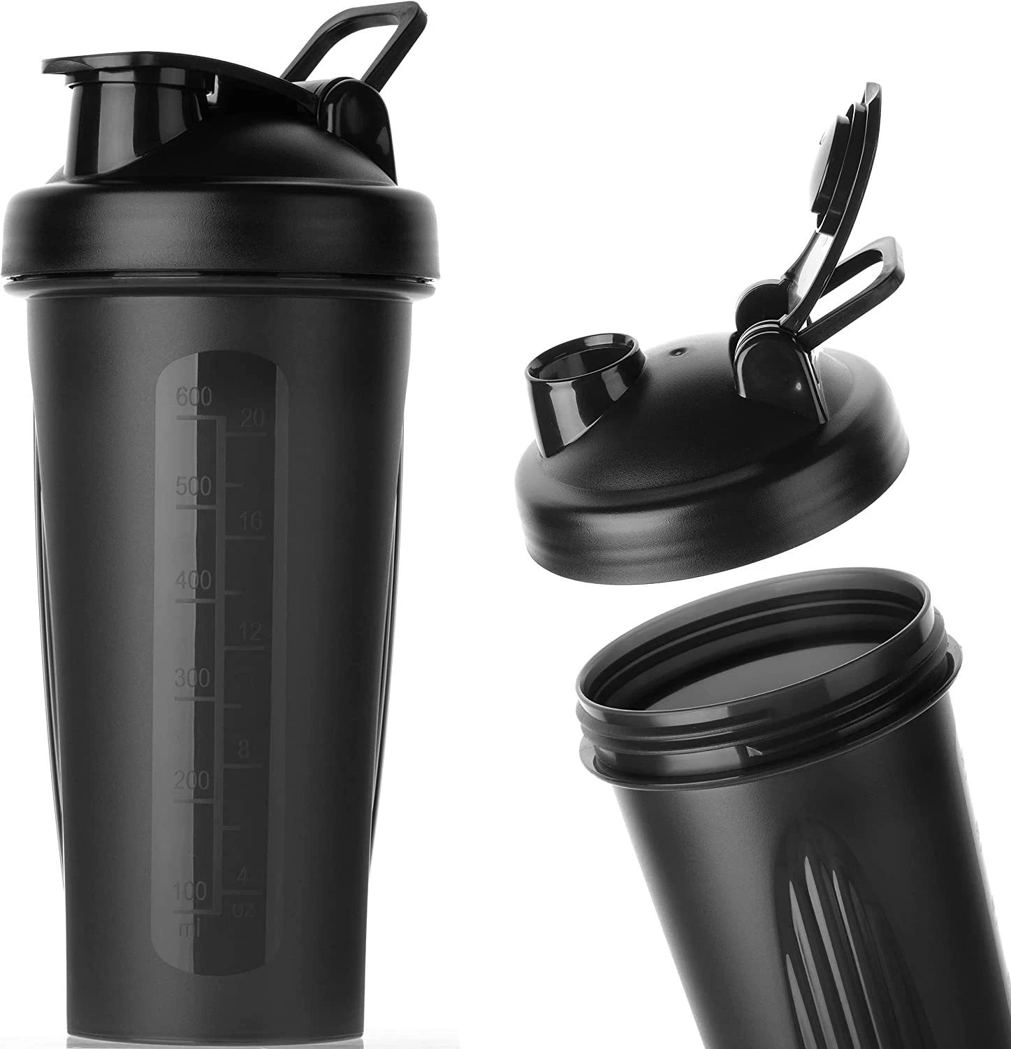 

H41 Factory Gym Sport Water Mixer Bottle Shaker Cups 28 oz Protein Shaker Bottle with Wire Whisk Ball