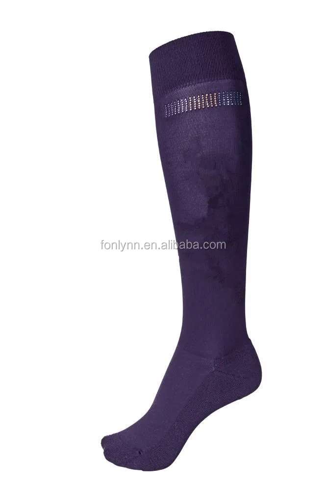 Equestrian Horse Riding &amp; Tall Boot Over the Calf Knee High Socks for Women