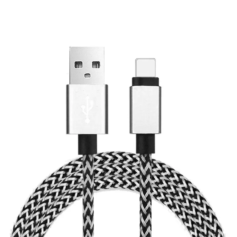 

Hot Sale Aluminum Metal 1Meter 2A Colorful Hemp Rope Braid Charging USB Cable Sync Data Line for Iphone11 11pro /6SP/X/XSMAX, Black/red/blue/gold/silver/green