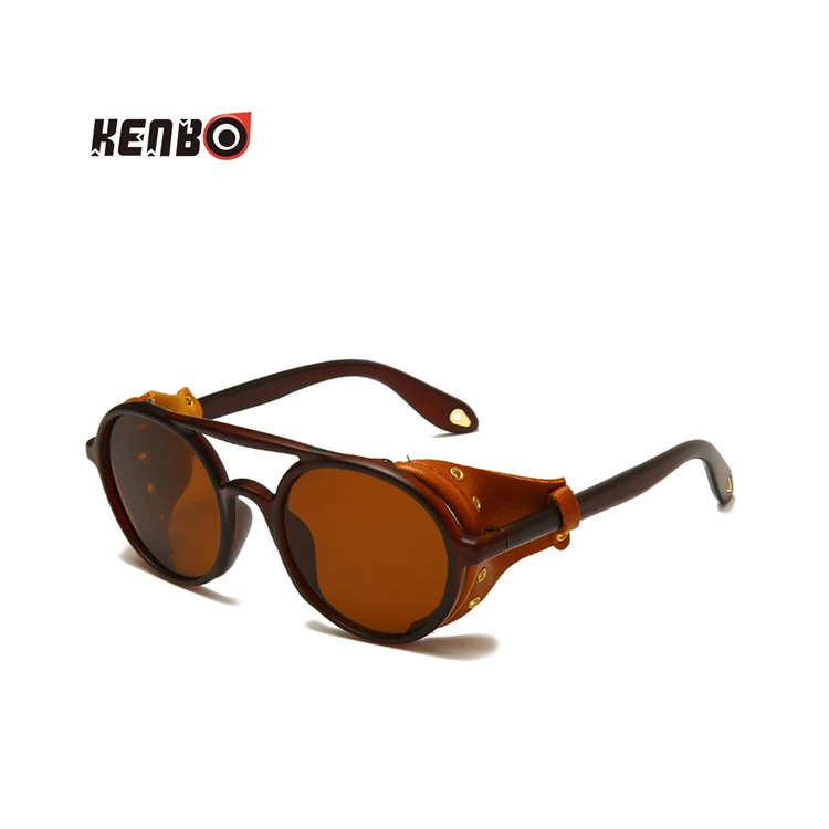 

Kenbo Eyewear 2021 New Arrivals Round Sunglasses Steam Punk Retro Steam Punk Custom Sunglasses Men