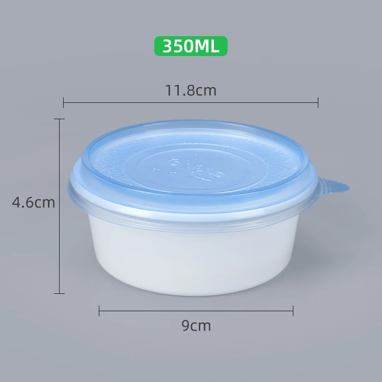 Factory Wholesale Disposable Soup Bowl With Lid Microwave / Freezer