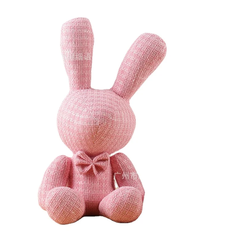 

2023 Hot Selling Cute Little Rabbit Stuffed & Plush Toy Animal PP Cotton Safe Material Kids Accompany Bunny Plush Toys for kids