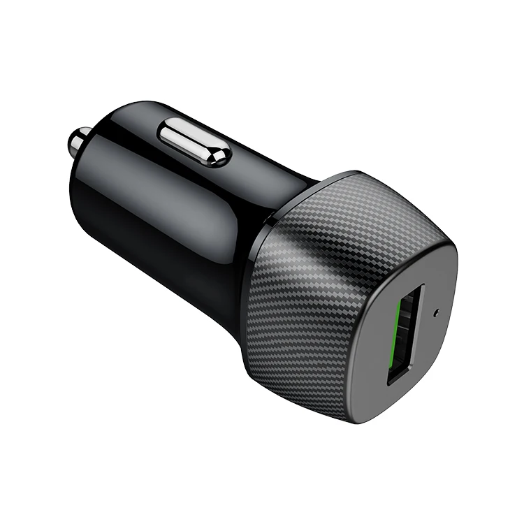 

Shenzhen Car QC3.0 Quick Charge single Usb Port 18W Car Charger, Black