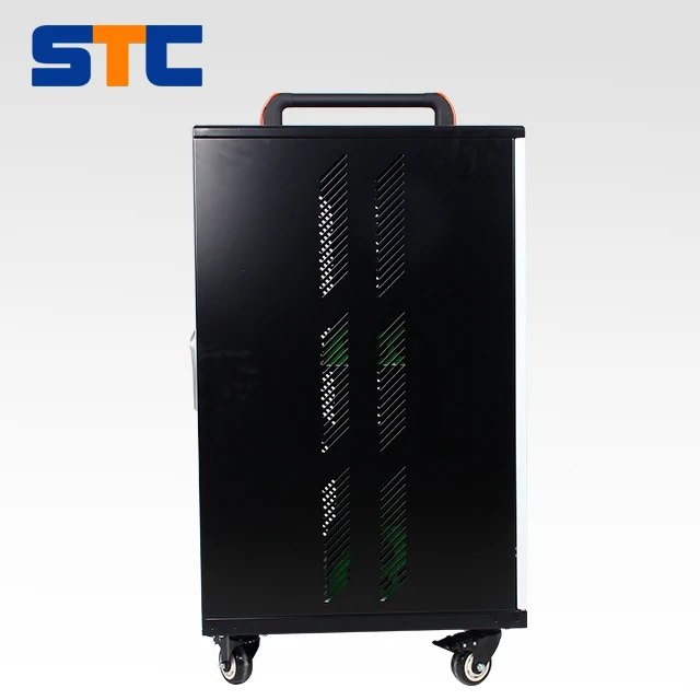 
China high quality 60 Charging bays USB charge Sync Tablet /Laptop / Ipad Charging Carts Cabinets with wheels for school, 
